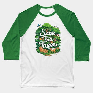 Natures Guardian save trees Baseball T-Shirt